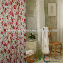 Custom polyester bathroom shower curtain from china supplier